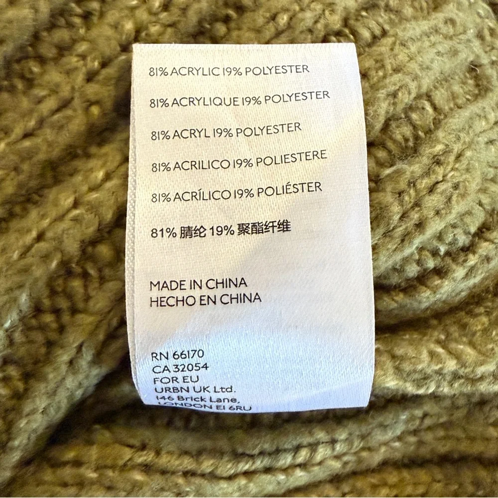 Urban Outfitters Cropped Sweater Balloon Sleeve Women’s Size XS - Picture 8 of 12